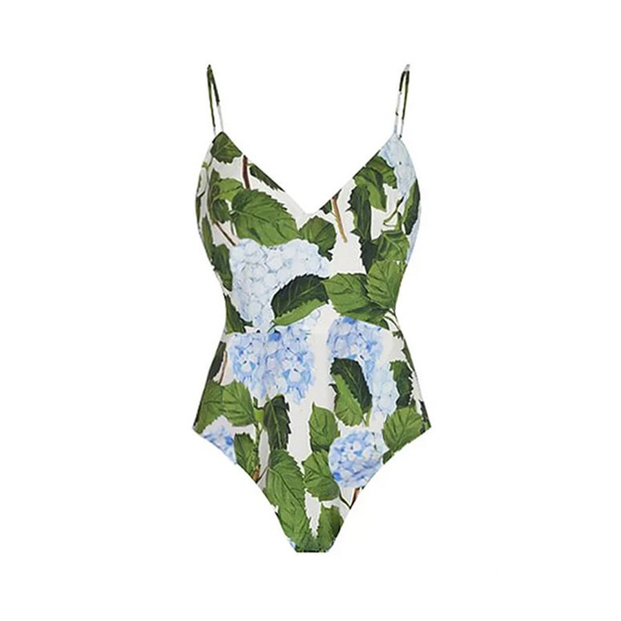 Women's Sexy Flower Printing 2 Pieces Set One Piece Swimwear display picture 2