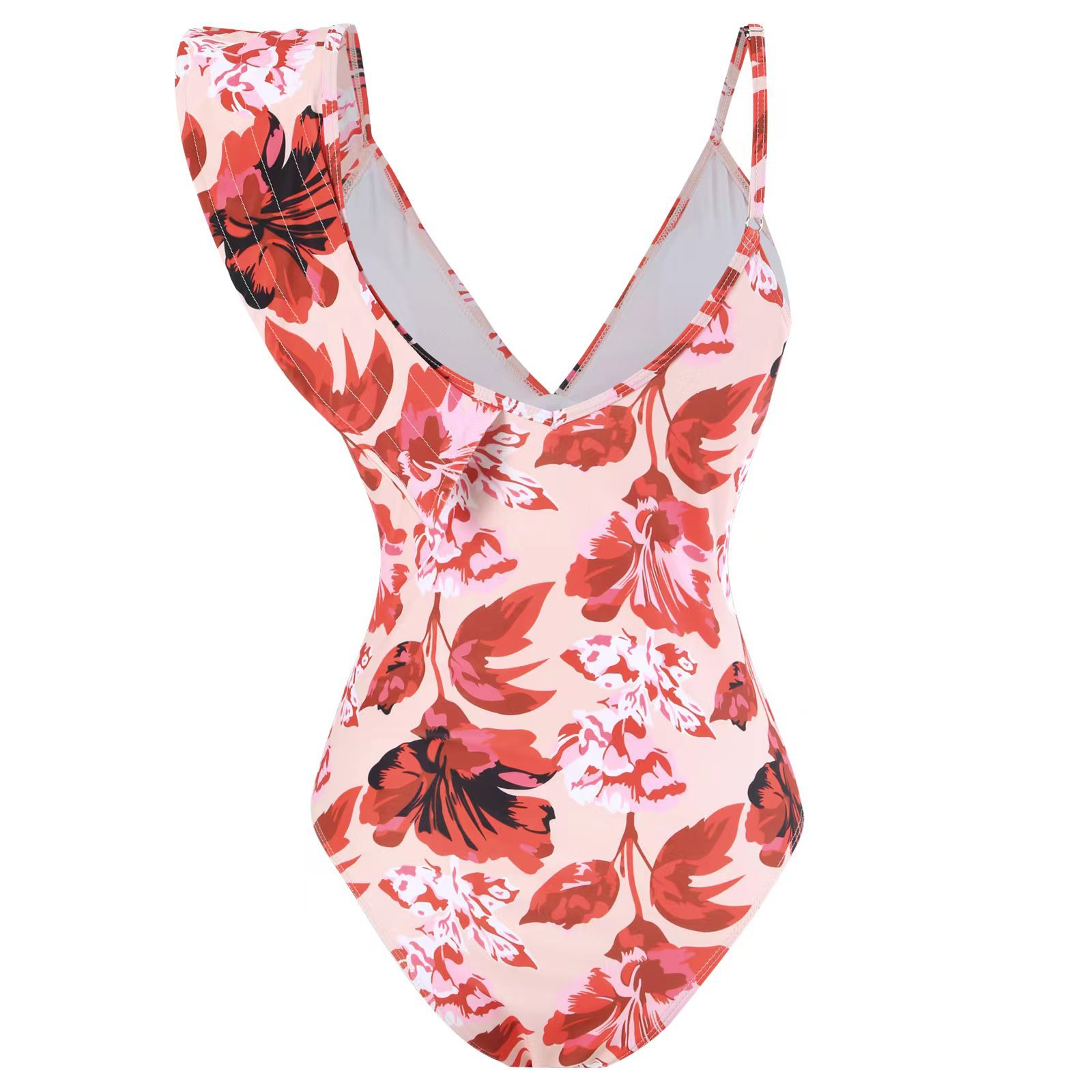 Women's Sexy Flower Printing 2 Pieces Set One Piece Swimwear display picture 7