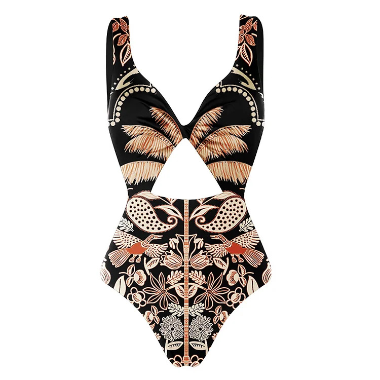 Women's Sexy Printing Printing 2 Pieces Set One Piece Swimwear display picture 2