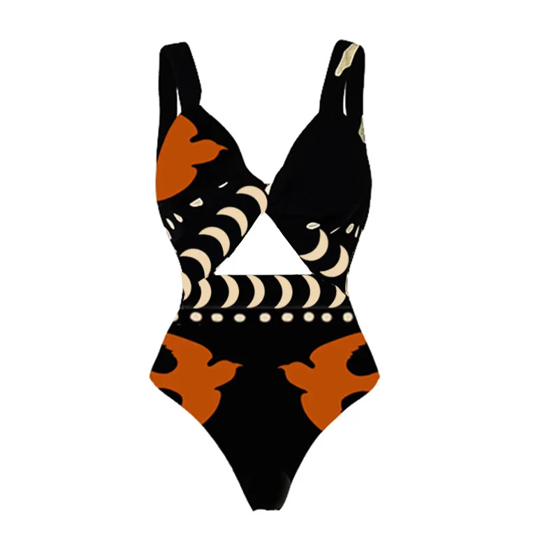 Women's Sexy Printing Printing 2 Pieces Set One Piece Swimwear display picture 5