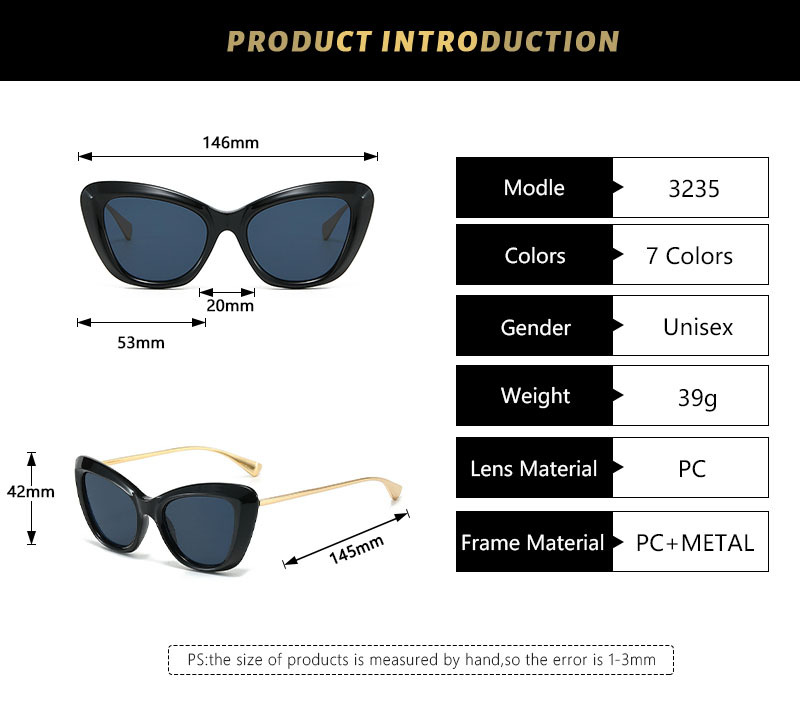 Casual Color Block Pc Cat Eye Full Frame Women's Sunglasses display picture 3
