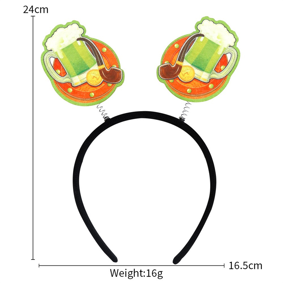 St. Patrick Ethnic Style Letter Plastic Party Carnival Festival Headband display picture 10