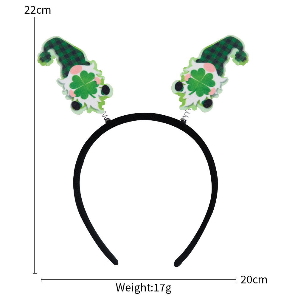 St. Patrick Ethnic Style Letter Plastic Party Carnival Festival Headband display picture 5