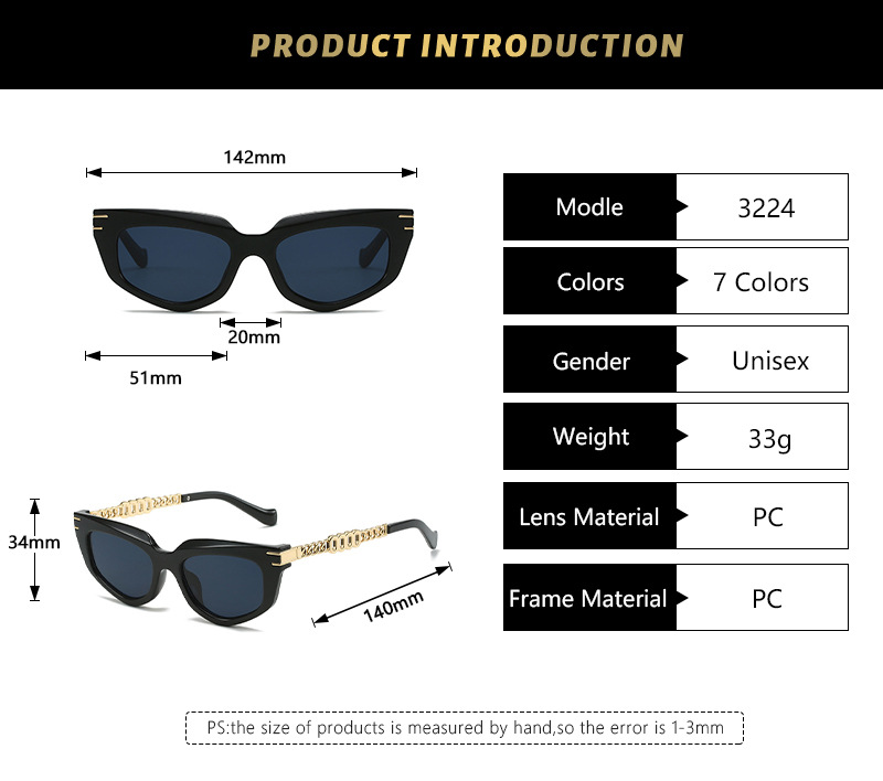 Basic Simple Style Color Block Pc Cat Eye Full Frame Women's Sunglasses display picture 3