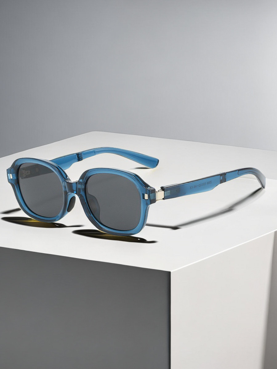 Einfacher Stil Farbblock Tak Ovaler Rahmen Vollbild Sonnenbrille Der Frauen display picture 1
