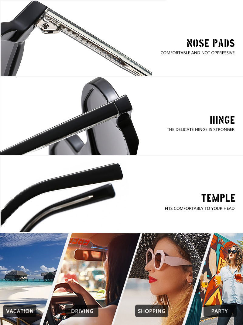 Simple Style Color Block Pc Round Frame Full Frame Women's Sunglasses display picture 16
