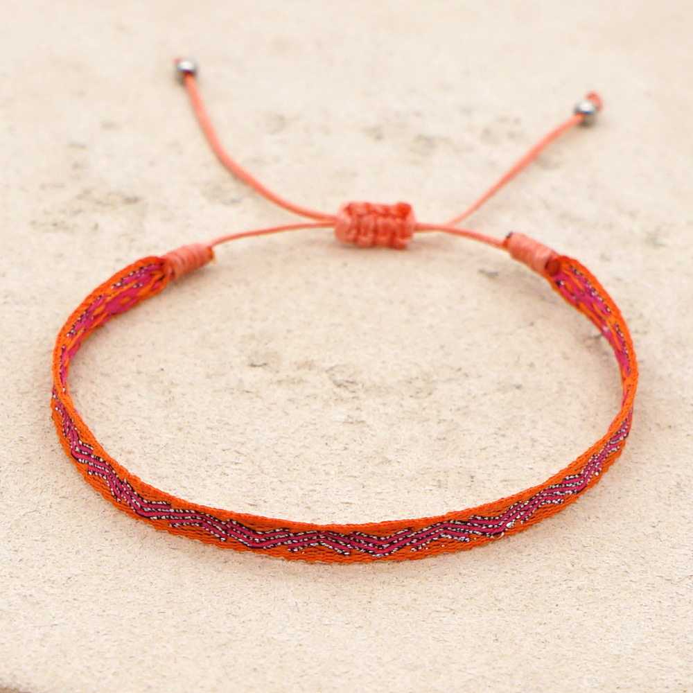 Simple Style Commute Color Block Rope Knitting Women's Bracelets display picture 4