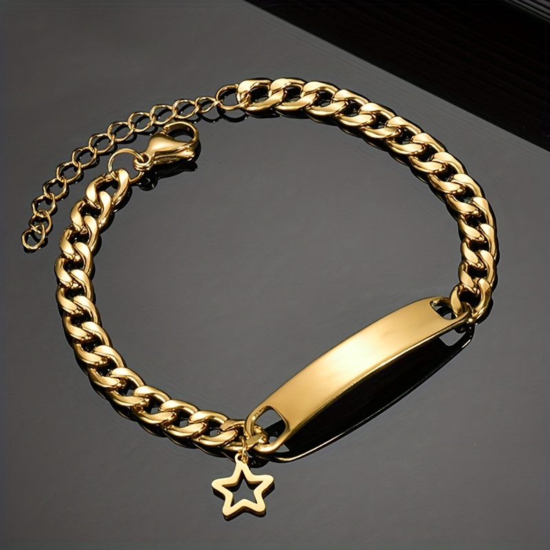 Stainless Steel Simple Style Star Crown Butterfly Bracelets display picture 6