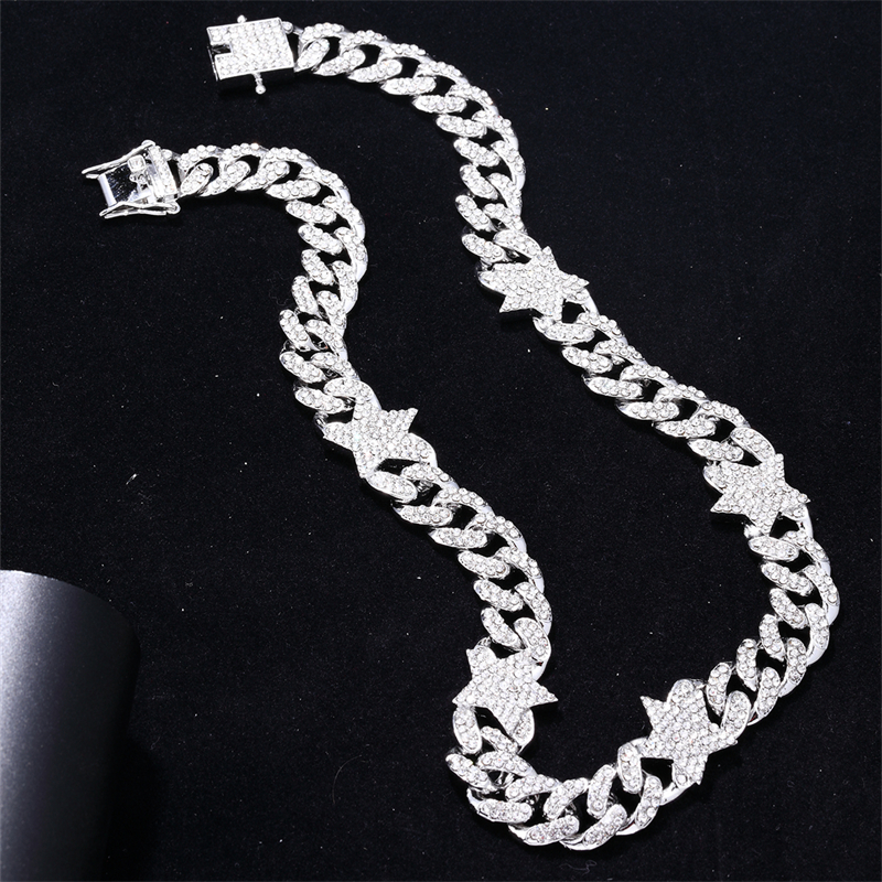 Hip-hop Star Alloy Plating Unisex Jewelry Set display picture 8