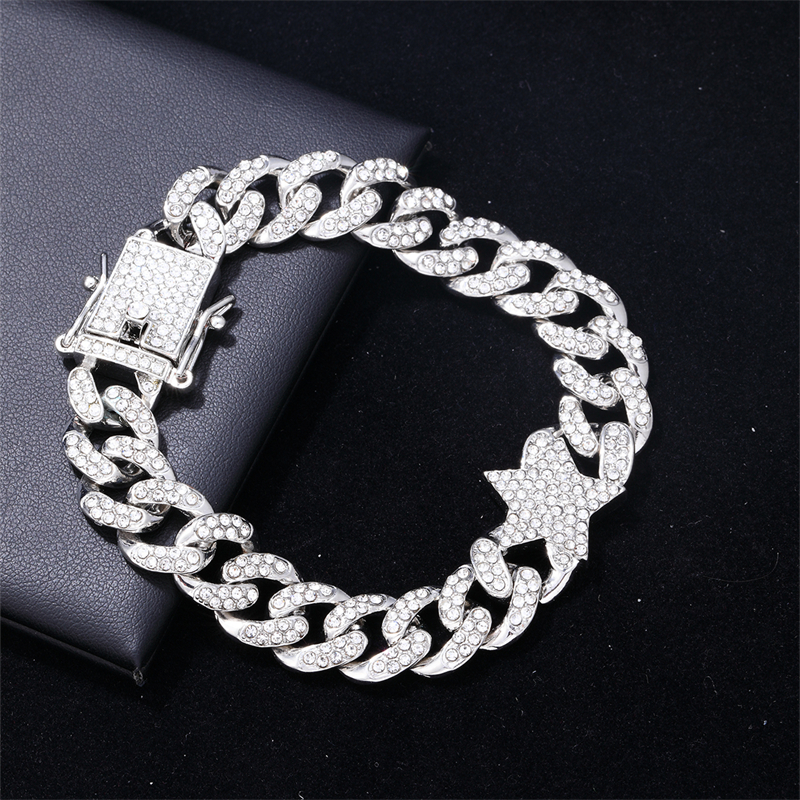 Hip-hop Star Alloy Plating Unisex Jewelry Set display picture 2