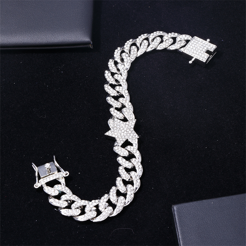 Hip-hop Star Alloy Plating Unisex Jewelry Set display picture 1