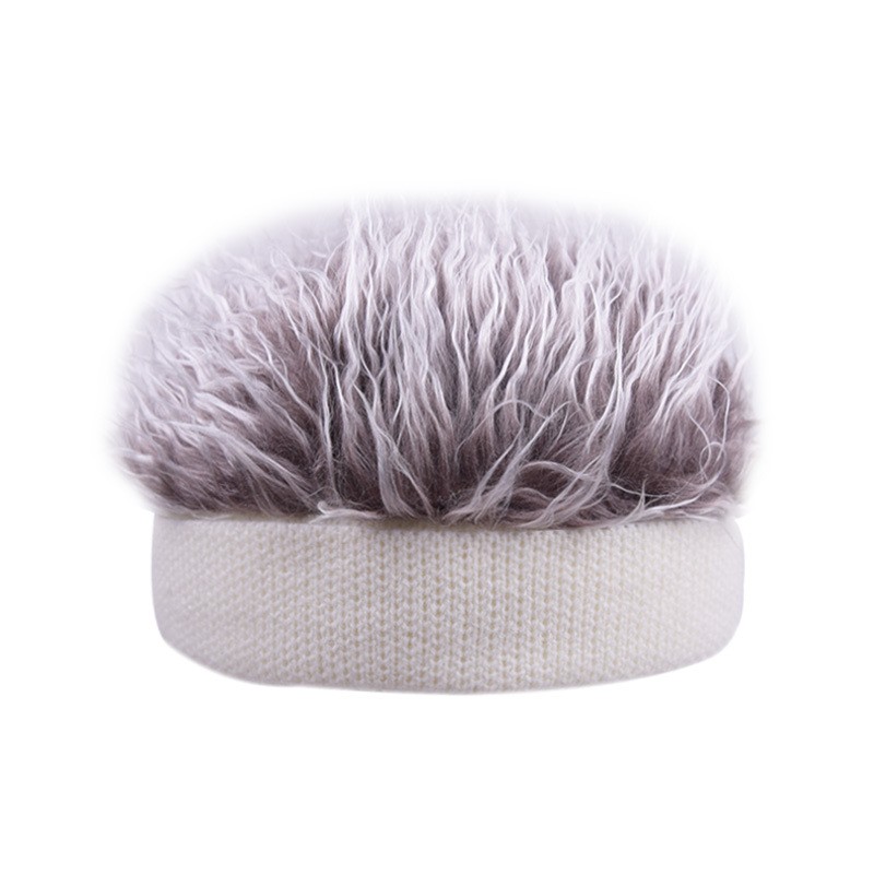 Unisex Hip-hop Solid Color Eaveless Wool Cap display picture 1