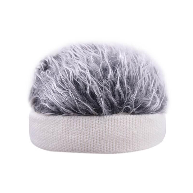Unisex Hip-hop Solid Color Eaveless Wool Cap display picture 2