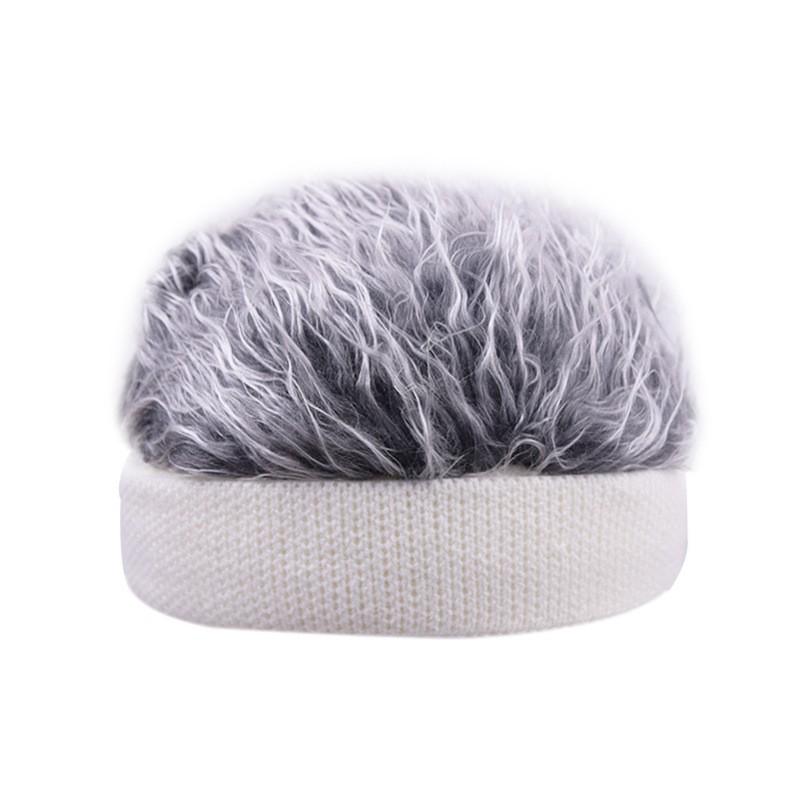 Unisex Hip-hop Solid Color Eaveless Wool Cap display picture 3