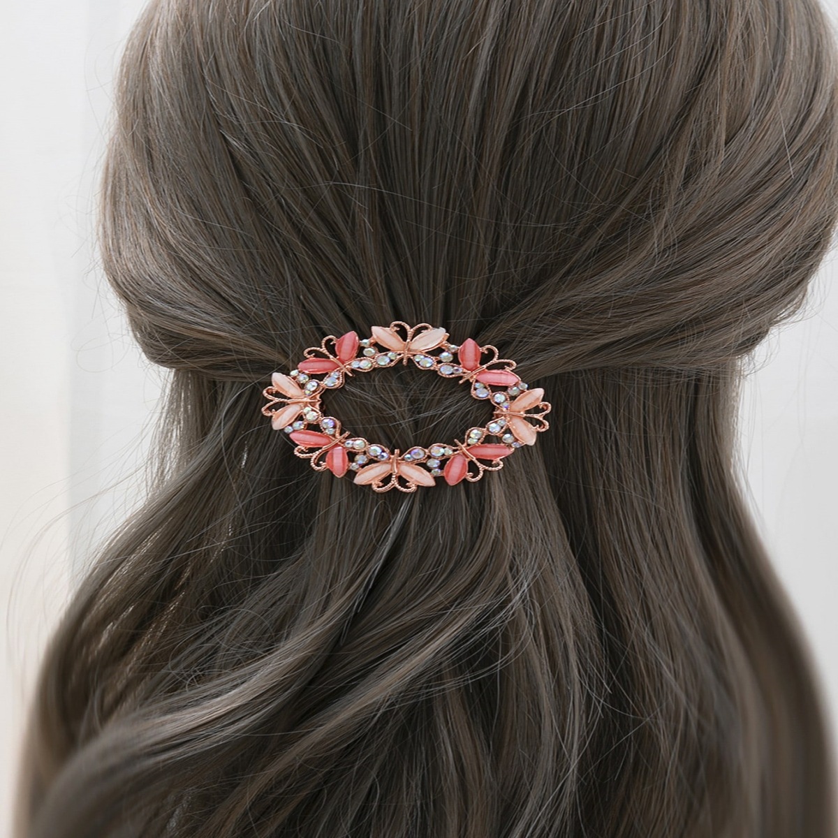 Women's Elegant Sweet Color Block Alloy Plating Hair Clip display picture 2