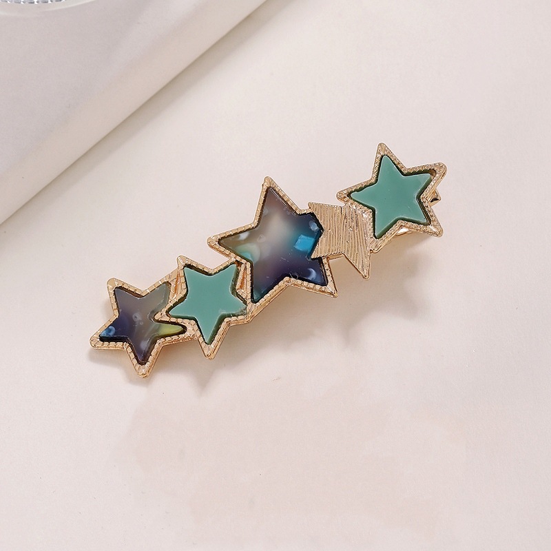 Women's Simple Style Star Alloy Plating Hair Clip display picture 4