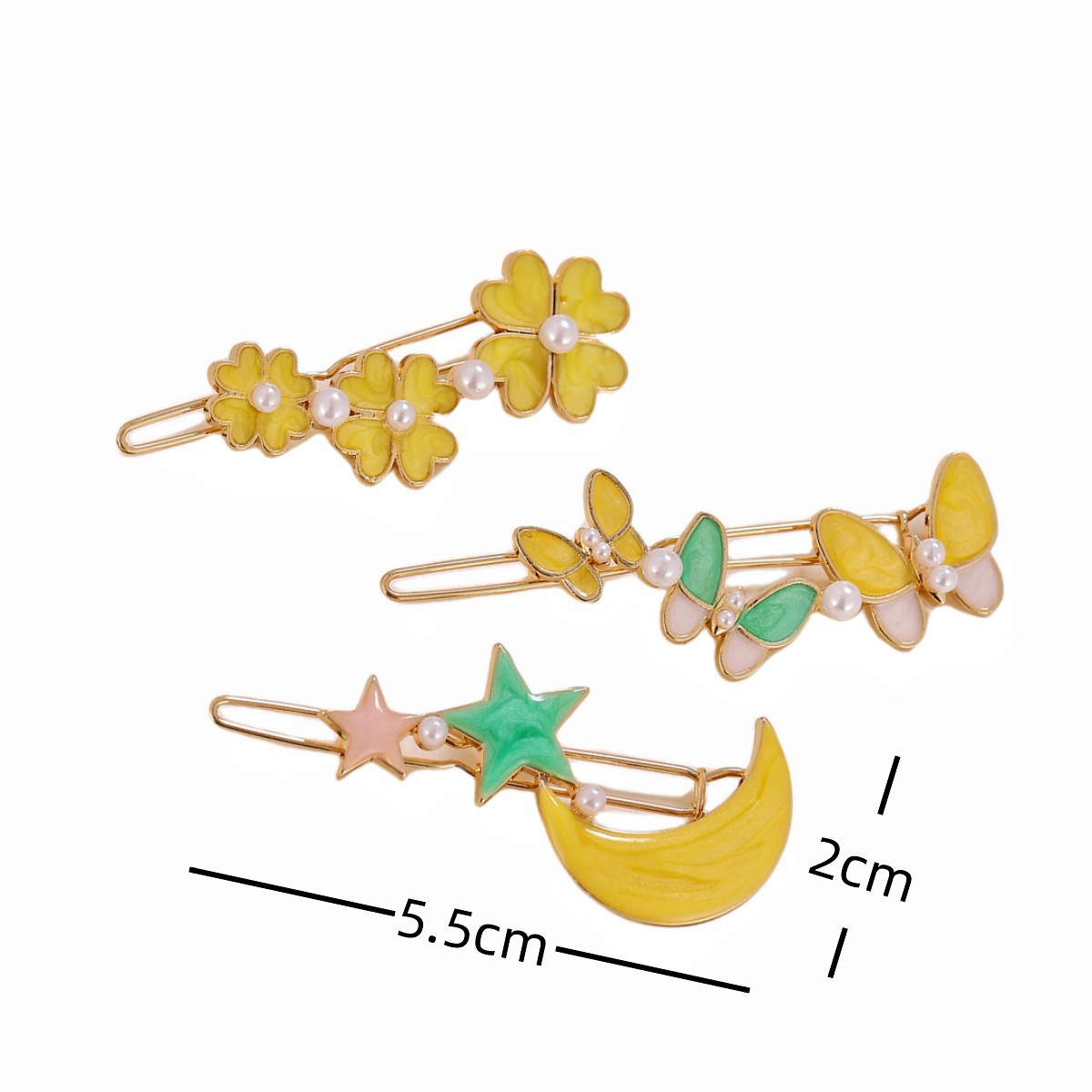 Women's Simple Style Flower Zinc Alloy Hair Clip display picture 1