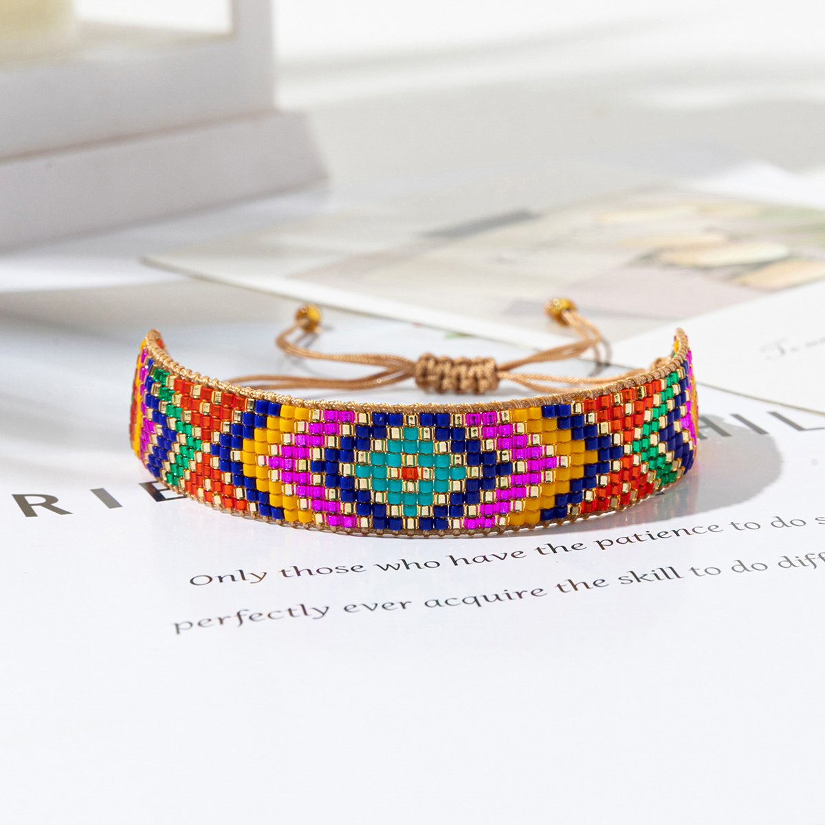 Casual Elegant Heart Shape Eye Glass Knitting Women's Bracelets display picture 3