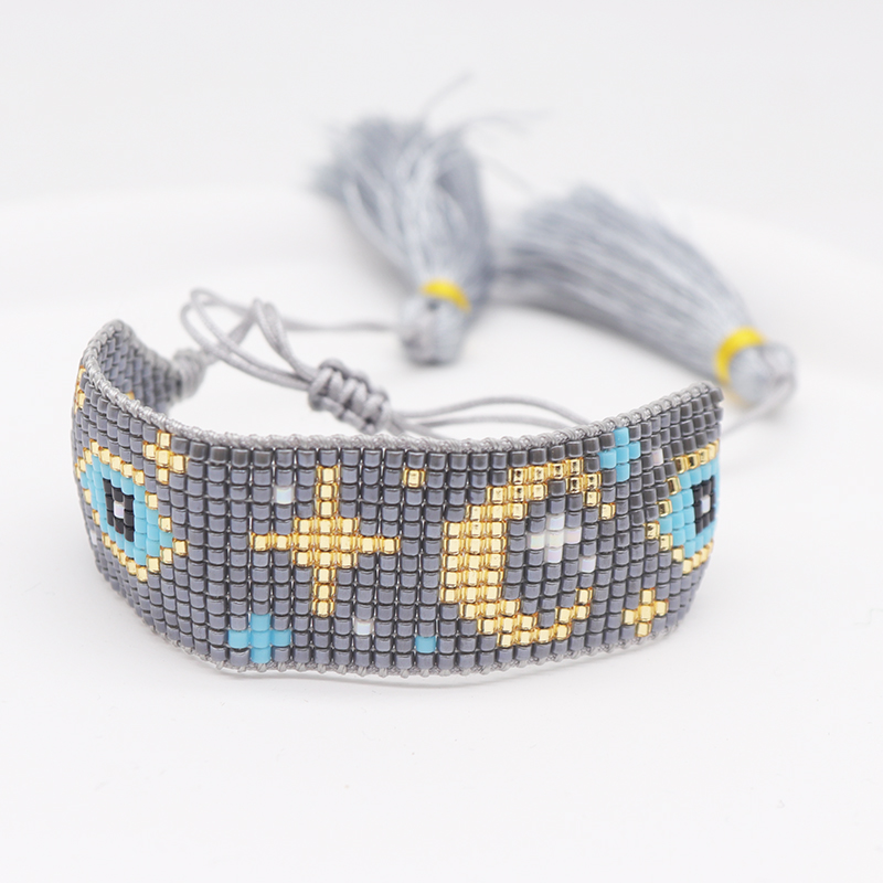 Ig Style Vintage Style Star Moon Glass Irregular Handmade Unisex Bracelets display picture 3