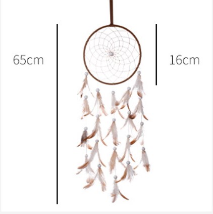 Retro Dream Catcher Wind Chime Feather Home Ornament Holiday Gift Pendant display picture 4