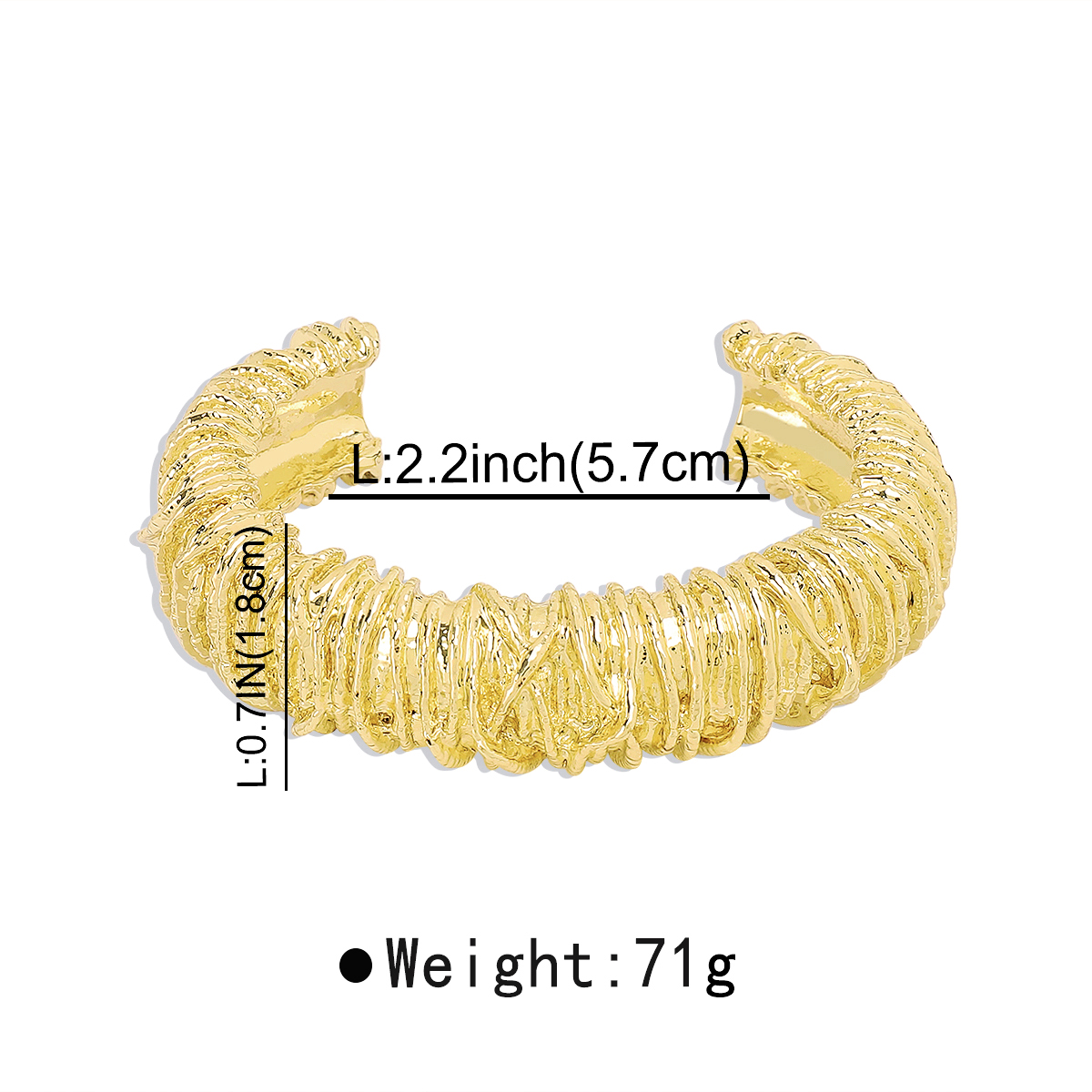 Modern Style Simple Style Solid Color Alloy Women's Bangle display picture 6