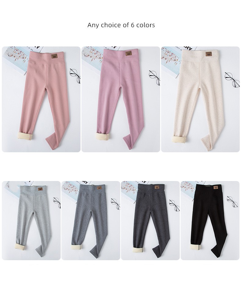 Simple Style Letter Solid Color Cotton Fleece Pants & Leggings display picture 7
