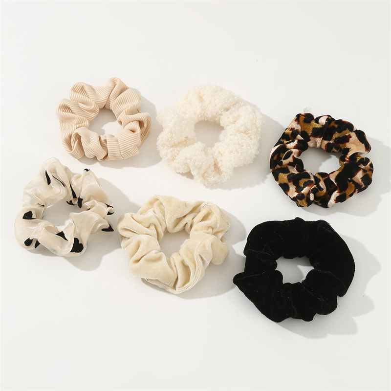 Women's Simple Style Leopard Cloth Hair Tie display picture 5