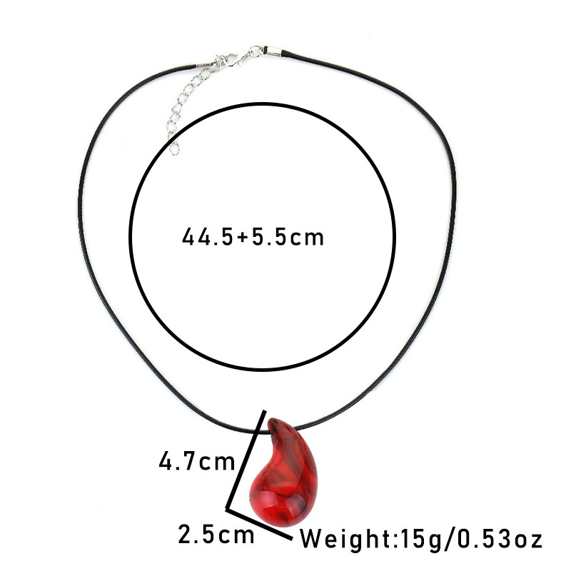 Commute Color Block Resin Plating Gold Plated Silver Plated Women's Pendant Necklace display picture 20