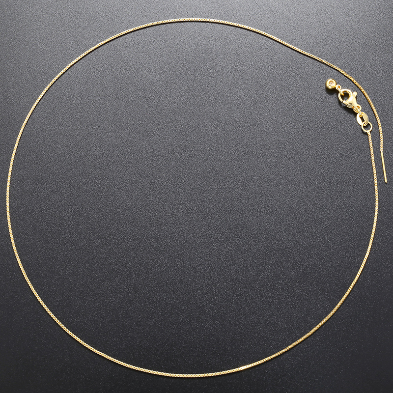 Casual Simple Style Round Copper 18k Gold Plated Necklace In Bulk display picture 1