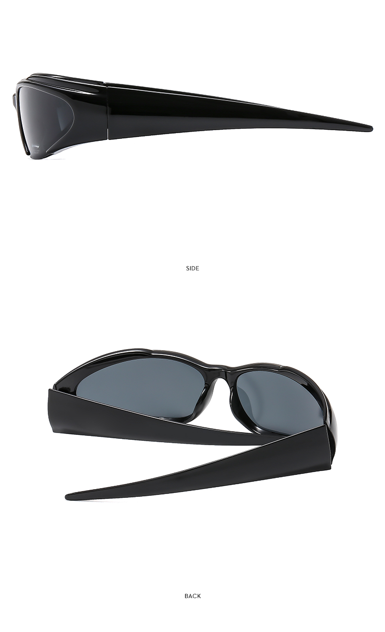 Ig Style Punk Cool Style Geometric Pc Special-shaped Mirror Full Frame Half Frame Women's Sunglasses display picture 11