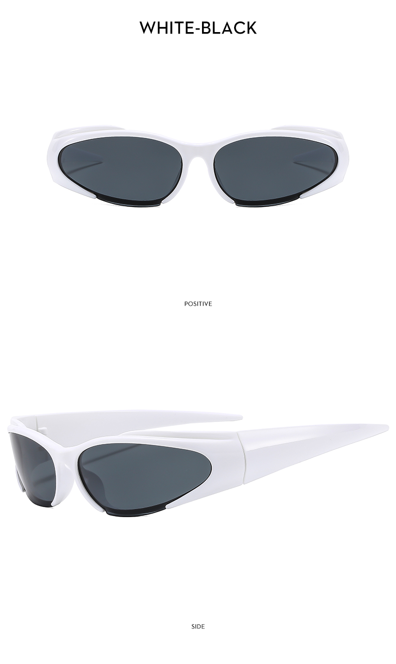 Ig Style Punk Cool Style Geometric Pc Special-shaped Mirror Full Frame Half Frame Women's Sunglasses display picture 10