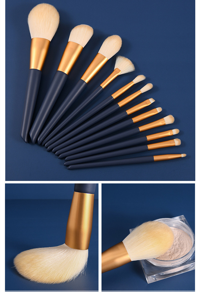Estilo Simple Fibra Artificial Handgriff Aus Kunststoff Cosmetiquera Sets Herramientas Maquillaje display picture 6