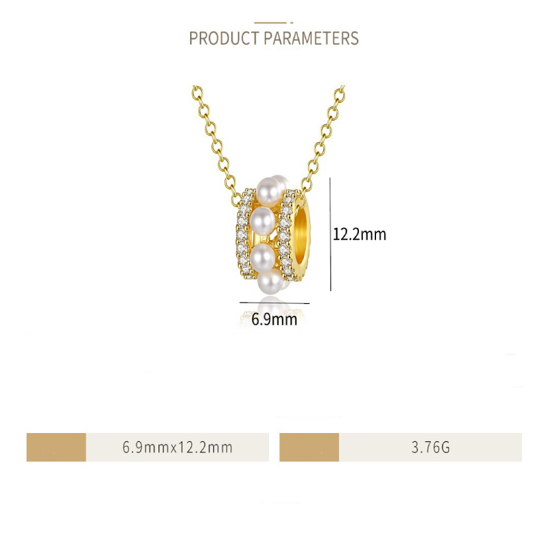 Simple Style Commute Solid Color Copper Zircon Pendant Necklace In Bulk display picture 5