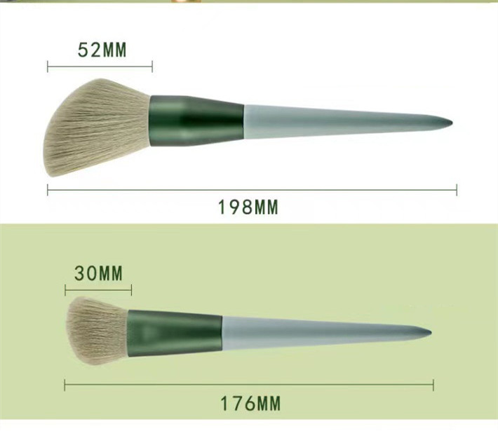 Simple Style Multicolor Artificial Fiber Plastic Plastic Handle Makeup Brushes 1 Set display picture 1