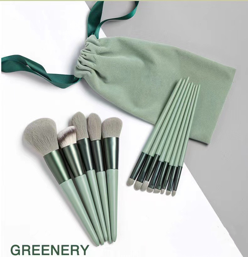 Simple Style Multicolor Artificial Fiber Plastic Plastic Handle Makeup Brushes 1 Set display picture 3
