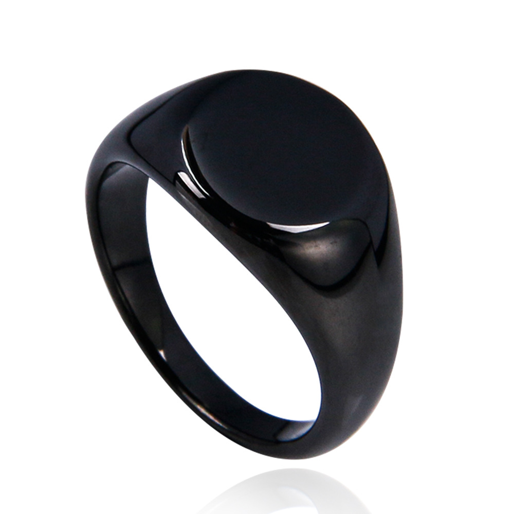 Simple Style Geometric Titanium Steel Plating 18K Gold Plated Unisex Rings display picture 11