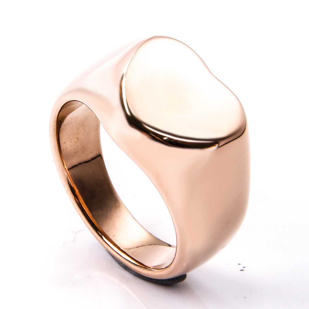 Simple Style Geometric Titanium Steel Plating 18K Gold Plated Unisex Rings display picture 14