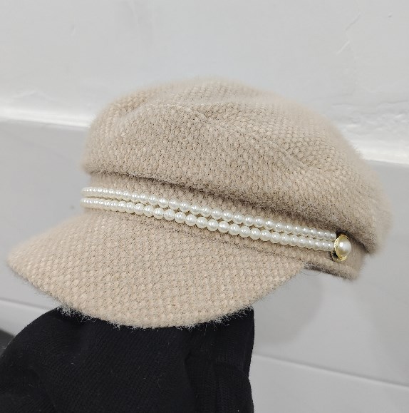 Korean Version Of The New Pearl Chain Beret Nhxo157691 display picture 1