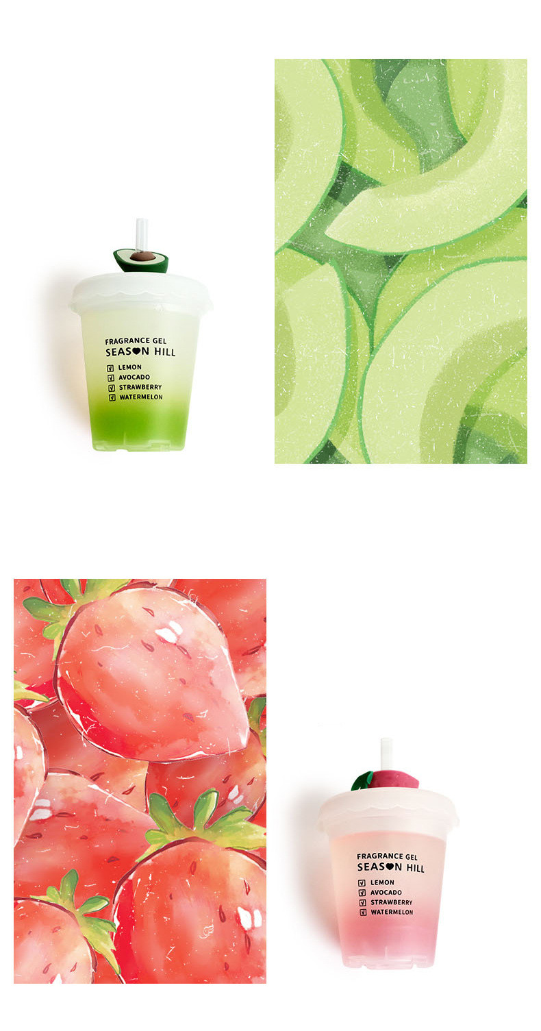 Style Simple Lettre Fruit Polypropylène Bougies display picture 4
