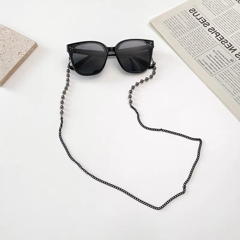 Retro Sweet Solid Color Metal Women's Glasses Chain display picture 3