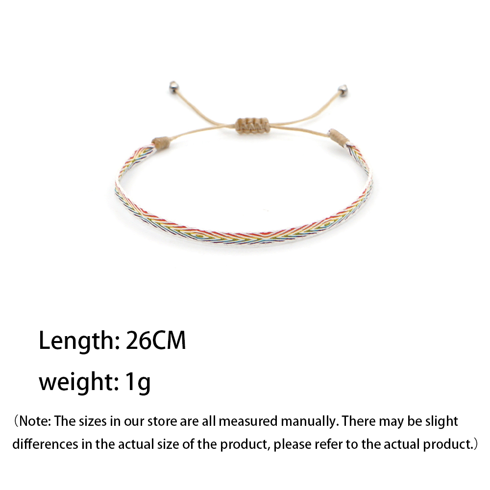 Simple Style Commute Color Block Rope Knitting Women's Bracelets display picture 7