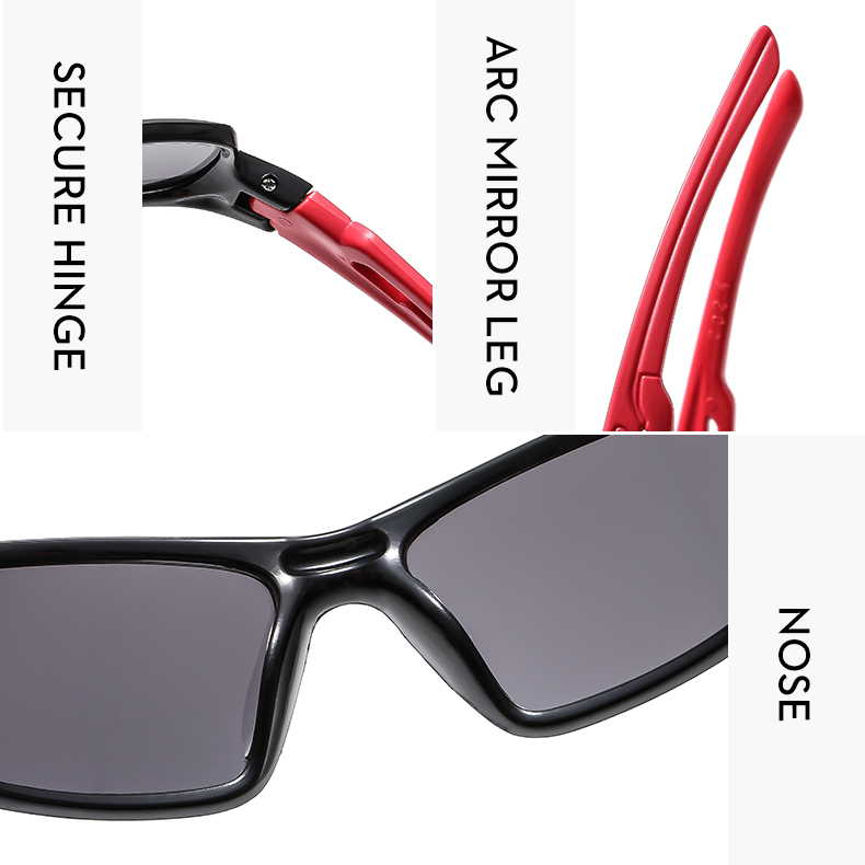 Casual Sports Color Block Ac Special-shaped Mirror Full Frame Kids Sunglasses display picture 11