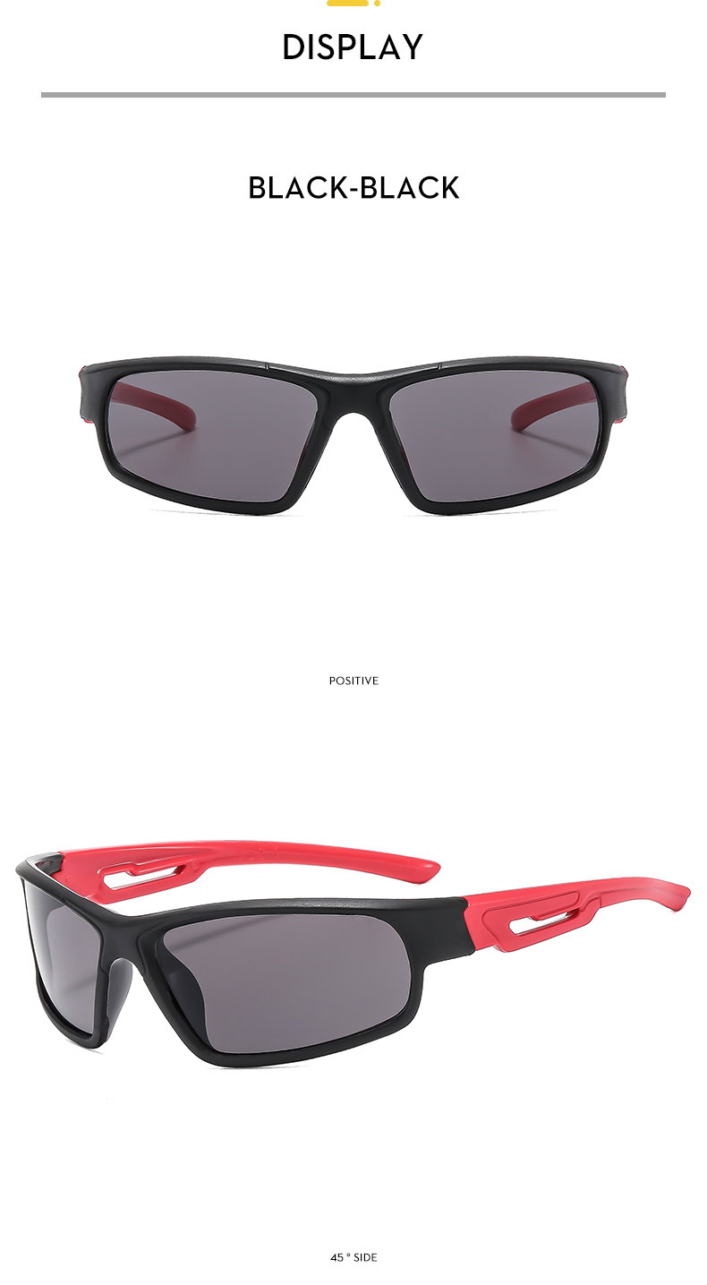 Casual Sports Color Block Ac Special-shaped Mirror Full Frame Kids Sunglasses display picture 7