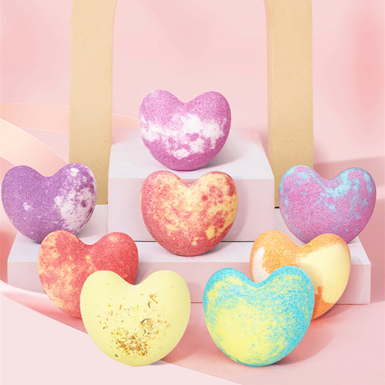 Heart Shape Bath Salts Cute Multicolor Personal Care display picture 3