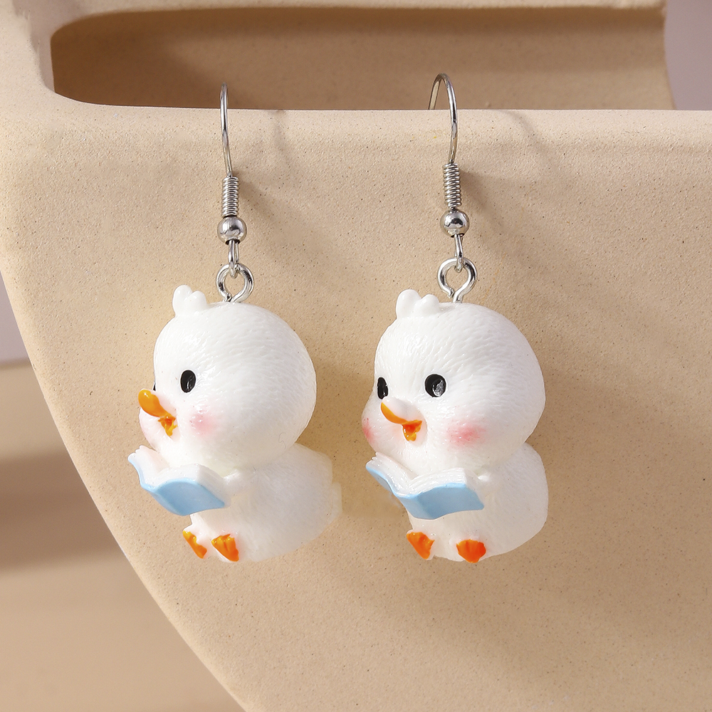 1 Pair Cute Cartoon Zinc Alloy Drop Earrings display picture 7