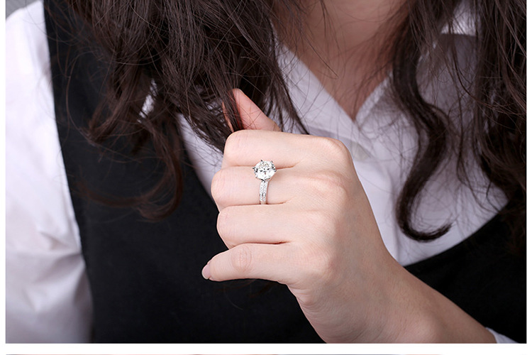 Basic Modern Style Classic Style Geometric Copper Zircon Adjustable Ring In Bulk display picture 9