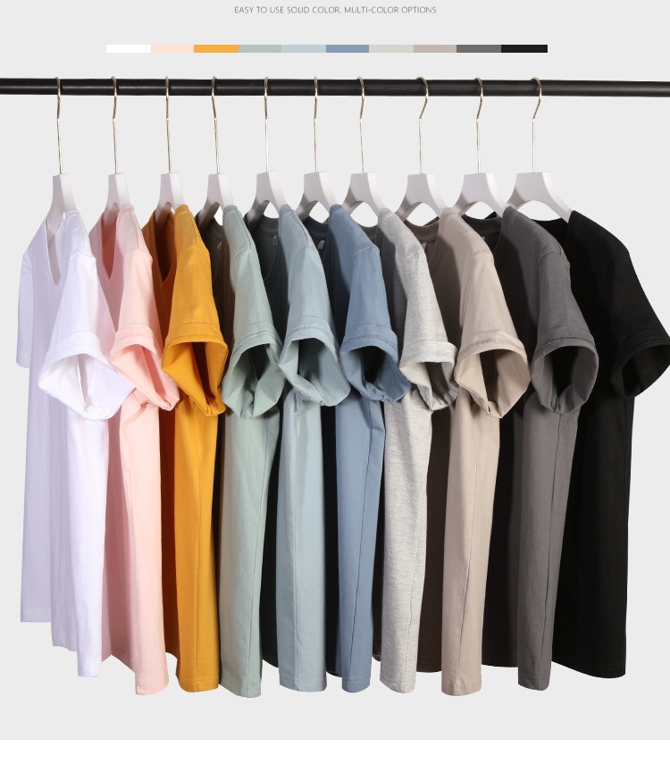 Männer T-Shirt Kurzarm T-Shirts Basic Einfarbig display picture 3