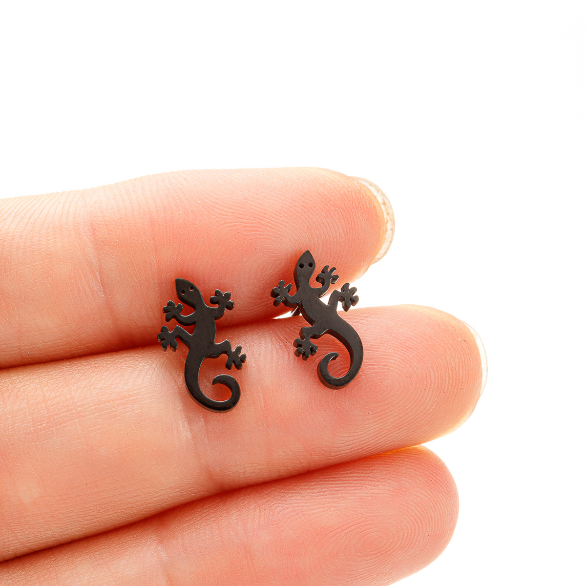 1 Pair Cute Animal Polishing Plating Stainless Steel 18k Gold Plated Ear Studs display picture 6