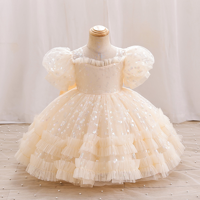 Elegante Romántico Color Sólido Poliéster Vestidos Para Niñas display picture 5