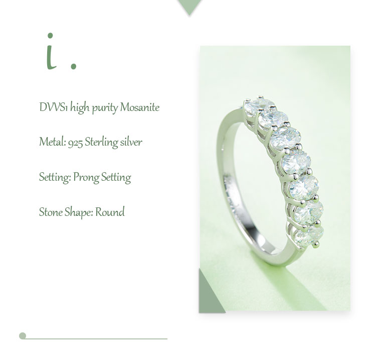 Elegant Hochzeit Klassischer Stil Einfarbig Sterling Silber Überzug Inlay Moissanit Überzogen Mit Rhodium Ringe display picture 2